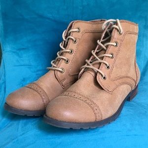 Taupe ankle boots